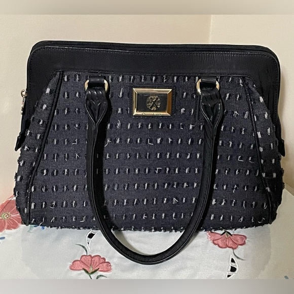 Christian Lacroix Black Denim Handbag & Wallet - Picture 2 of 9